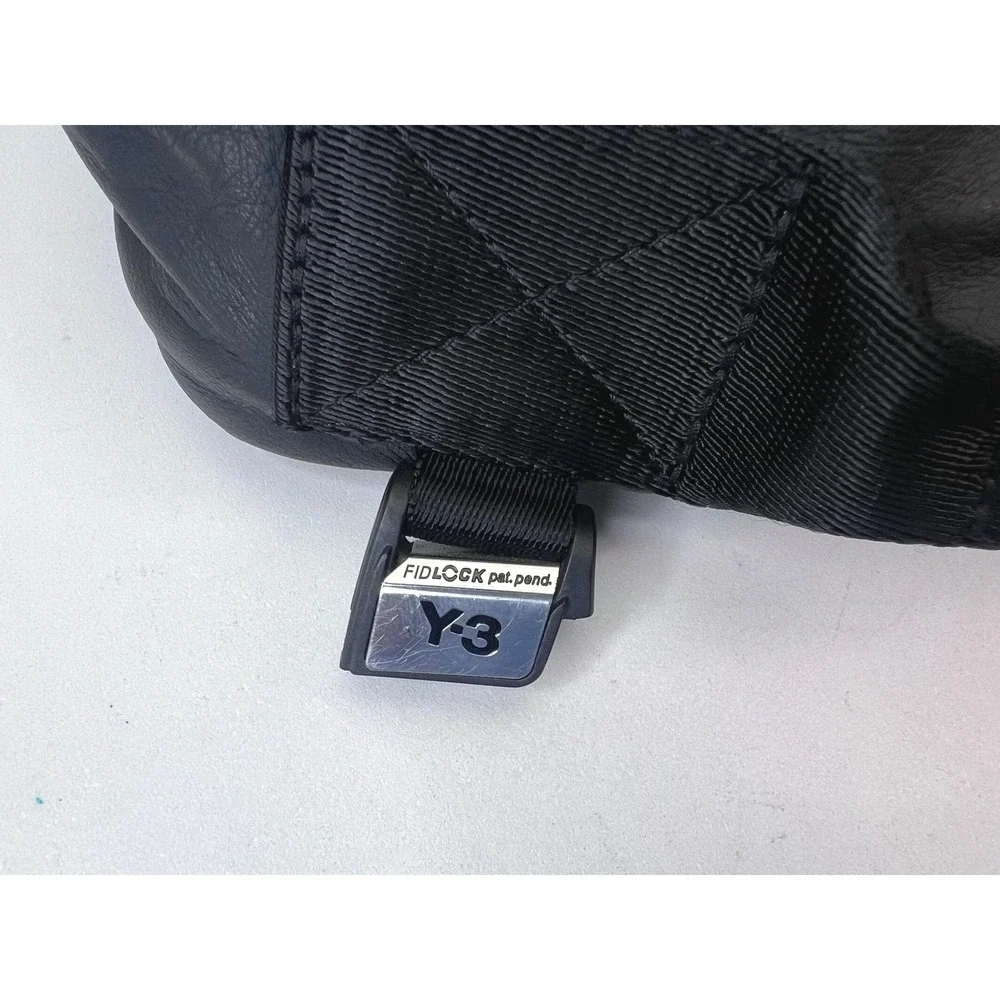 Yohji Yamamoto Y-3 Black‎ Leather Satchel Bicycle Bag